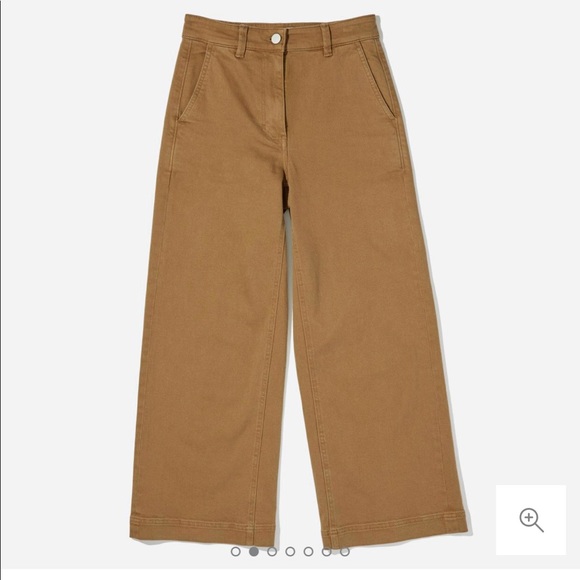 Everlane Wide Leg Crop Pant - Picture 3 of 5